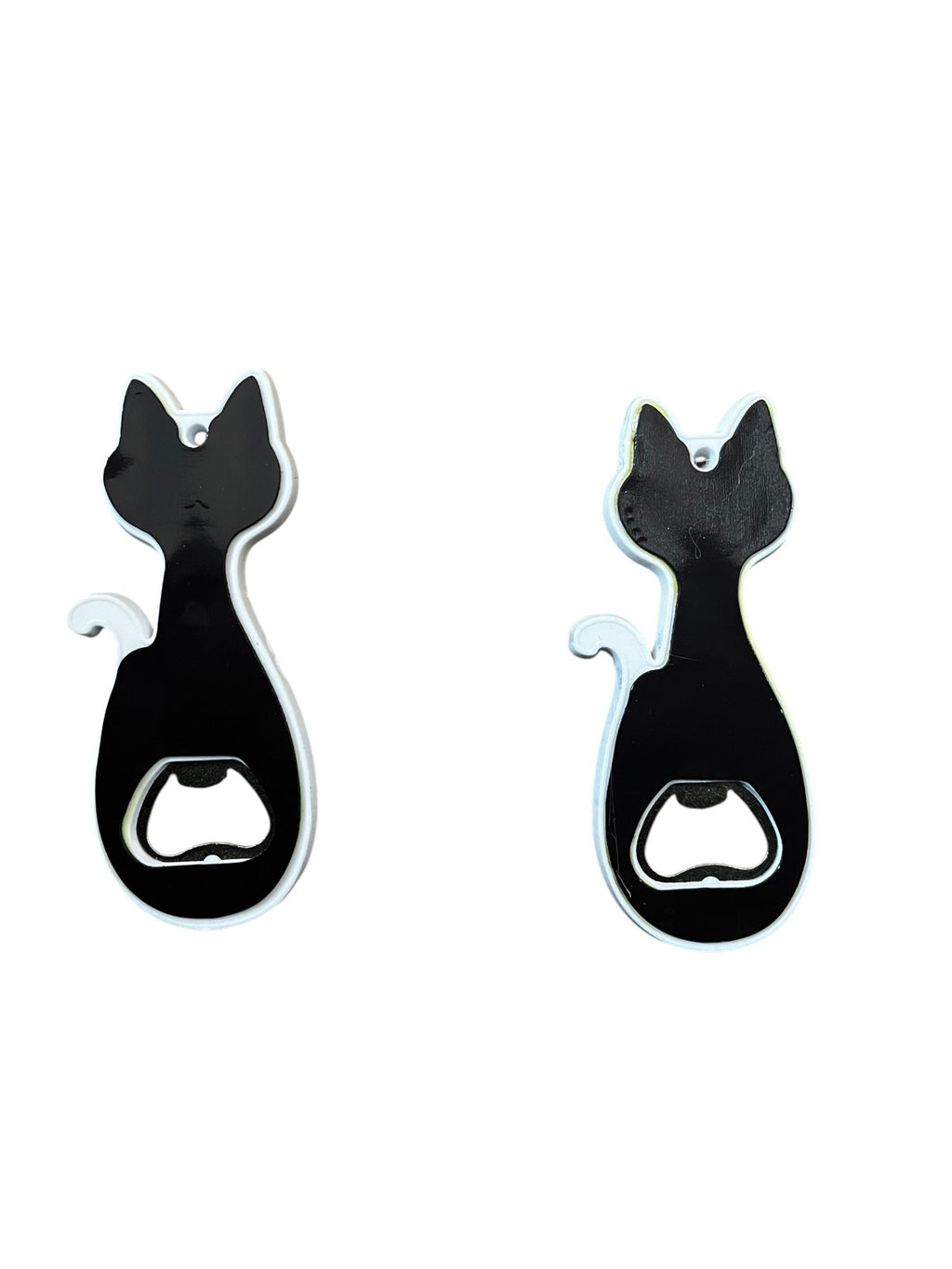 Reverso con iman Set de 3 destapadores Abrebotellas Diseño Gato - Arte Croata