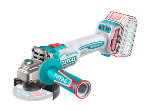 Esmeril Angular Brushless 115mm 20V 1200W (Solo Herramienta)