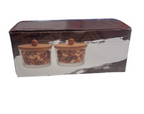 Embalaje Set recipientes vidrio bambú