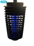 Lámpara Antimosquitos Eléctrica con Luz UV - Matamosquitos Tipo Farol Negro