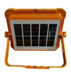 Reflector LED Solar Portátil con Panel Solar - Foco de Trabajo Recargable Naranja