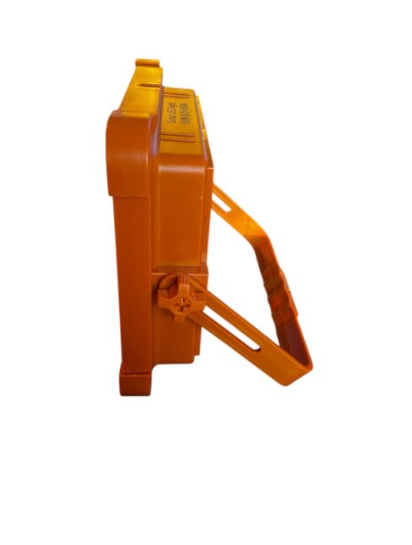 Manilla de posición reflector LED Solar Portátil con Panel Solar - Foco de Trabajo Recargable Naranja