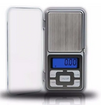Mini Balanza Digital de Bolsillo 200g x 0.01g - Gramera de Precisión Portátil
