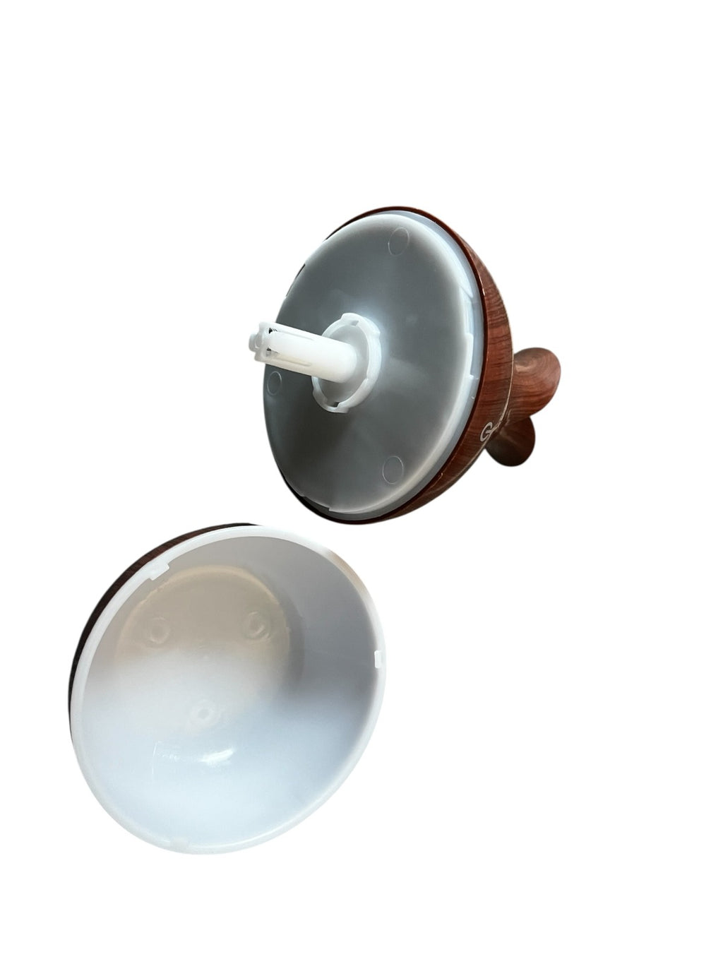 Interior Humidificador Ultrasónico de Aromaterapia 300ml - Diseño Florero Madera
