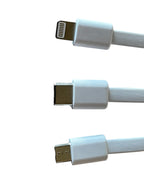 Power Bank 8000mAh con Cables Integrados - 3 en 1 Lightning/Type-C/Micro USB