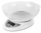 Balanza Digital de Cocina con Bowl Graduado - Capacidad 5kg Precisión 1g