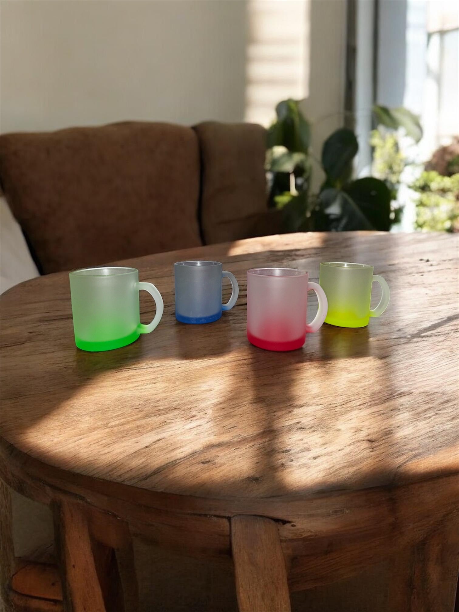 Taza Empavonada de Color 11oz para Sublimación