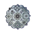 Posavasos Forma Flor Diseño Azulejos Portugueses - Estilo Mediterráneo con relieve