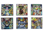 Posavaso cuadrado 12x12 diseño gato