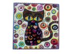 Posavaso cuadrado 12x12 diseño gato