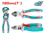 Alicate de Corte Diagonal TOTAL Industrial CrV 180mm (7")