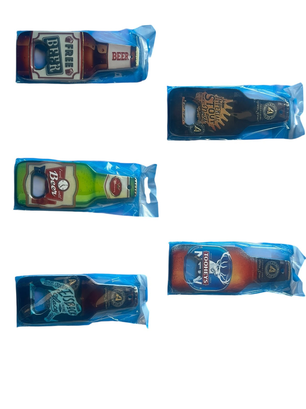 destapadores Abrebotellas Forma de Botella - Diseños de Cerveza
