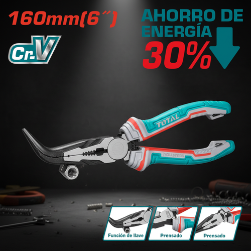 Función de llave – ajustando tuerca en espacio reducido