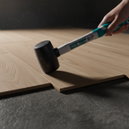 Instalando piso laminado con maceta de goma TOTAL