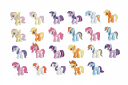 Colección completa de 24 figuras My Little Pony