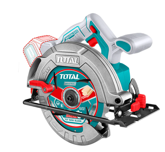 Sierra Circular Inalámbrica 185mm 20V + Batería 5.0Ah y Cargador

