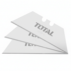 Detalle del filo de precisión de cuchilla trapezoidal TOTAL 19x61mm