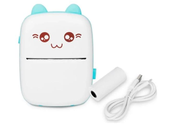 Mini impresora térmica con cable USB 
