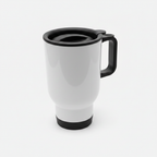 Mug aluminio fondo gris - angular