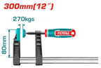 Prensa Sargento TOTAL 300mm (12") – 270kg Fuerza de Sujeción