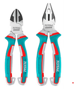 Set Alicates TOTAL Industrial 2 Piezas – Universal 200mm + Diagonal 180mm CrV
