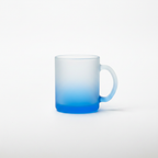 Taza empavonada azul