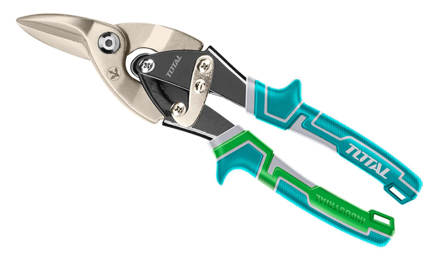 Tijera Aviador TOTAL Industrial 10" – Corte Derecho Hojalatera